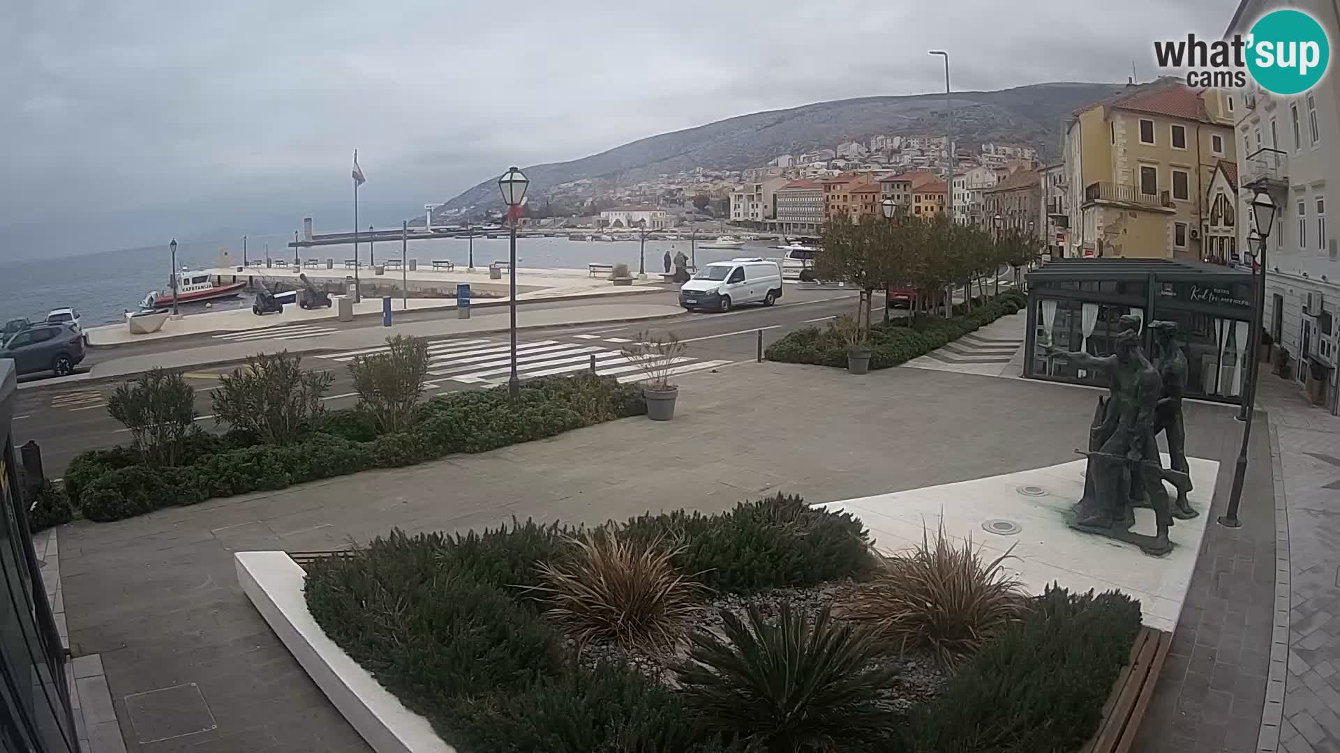 Live webcam Senj riva – seafront – Croatia