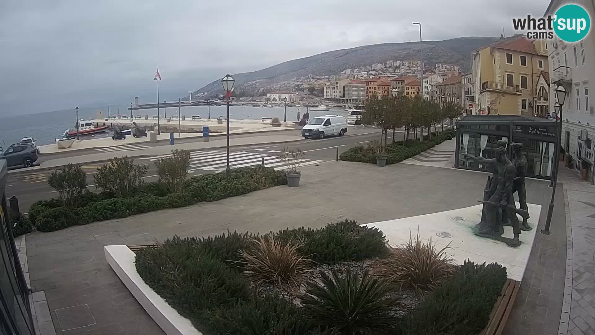 Live webcam Senj riva – fronte mare