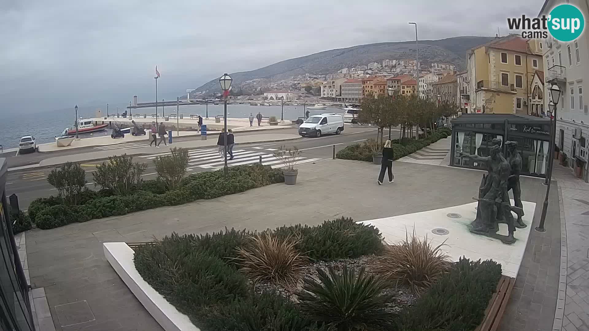 Webcam en vivo Senj riva – paseo marítimo