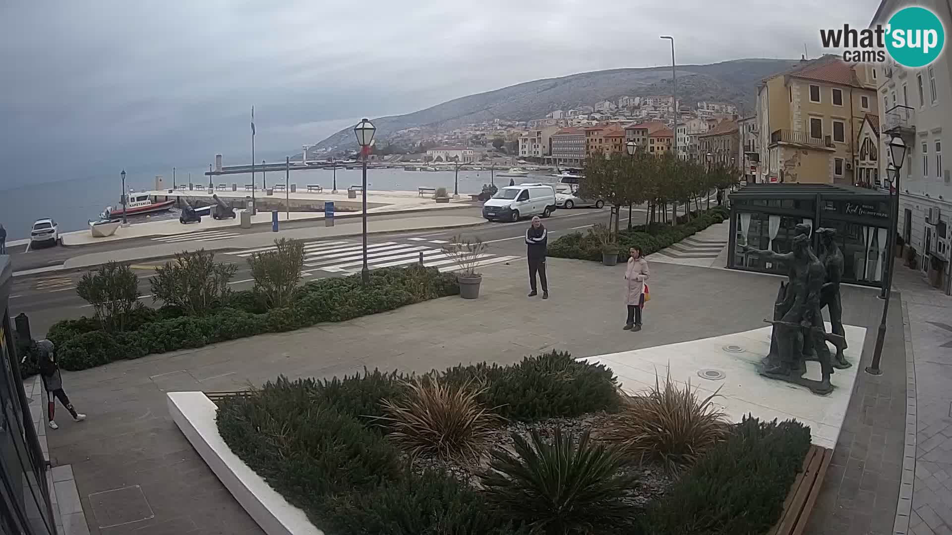 Live webcam Senj riva – fronte mare