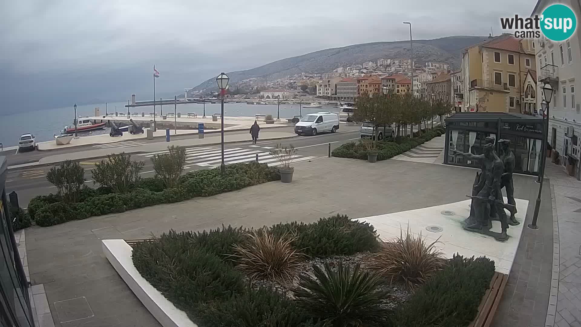 Live-Webcam Senj Riva – direkt am Meer – Kroatien