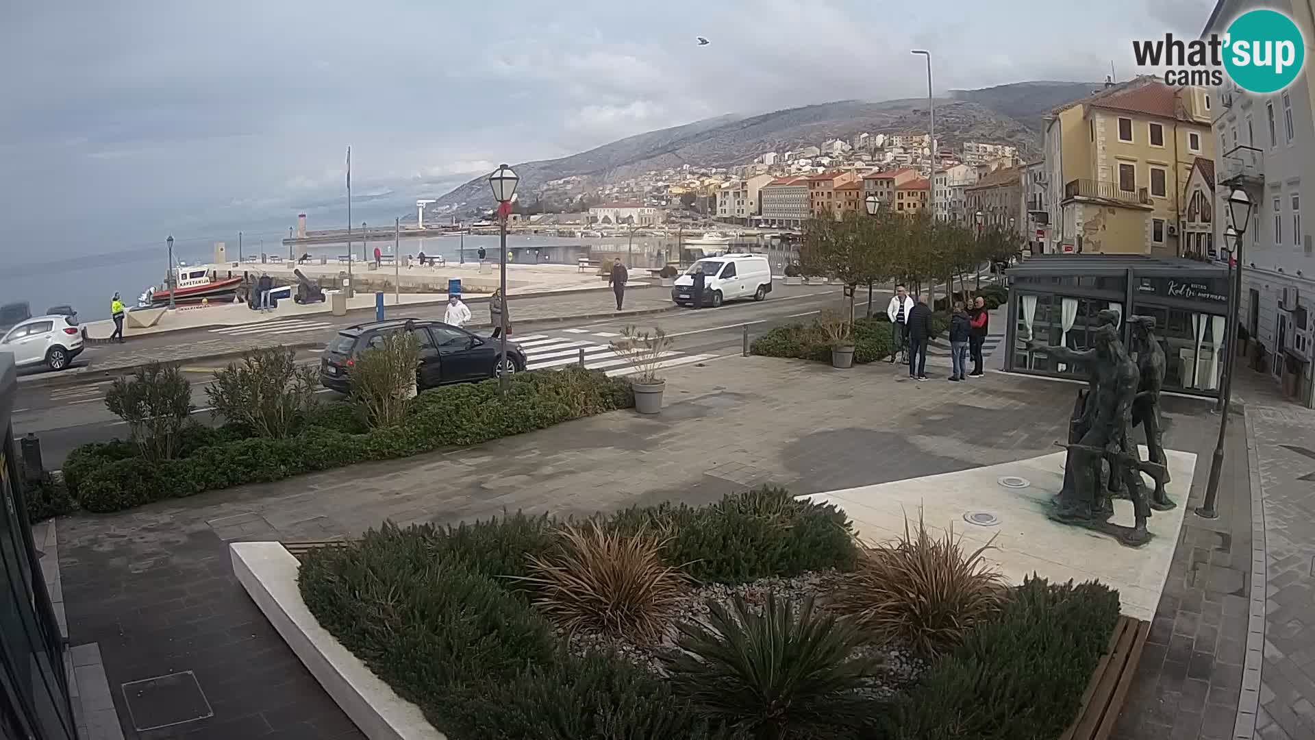 Live webcam Senj riva – seafront – Croatia