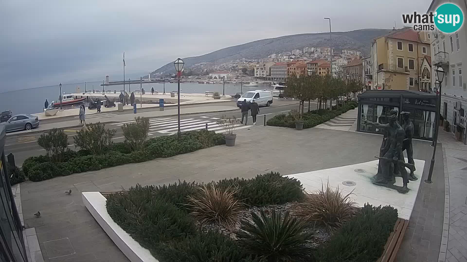 Live webcam Senj riva – fronte mare