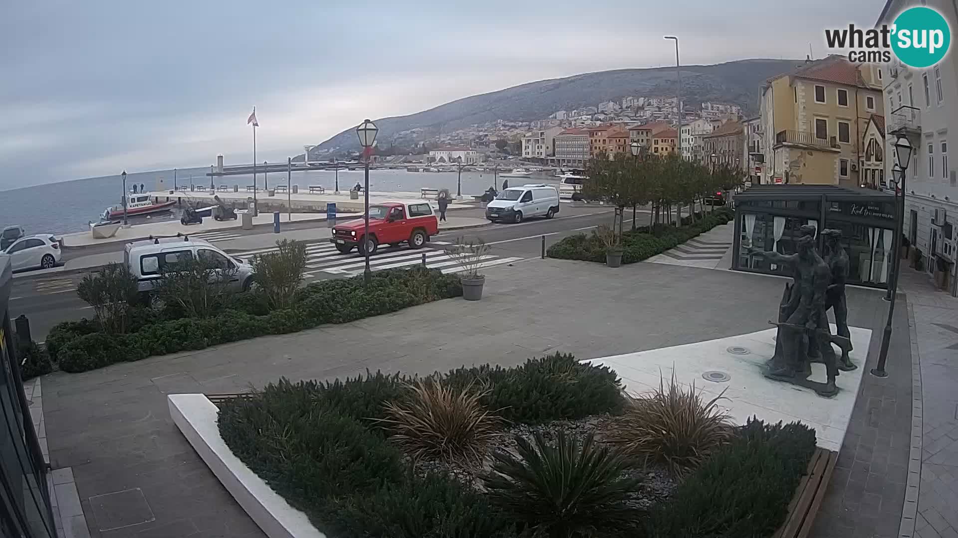 Webcam en vivo Senj riva – paseo marítimo