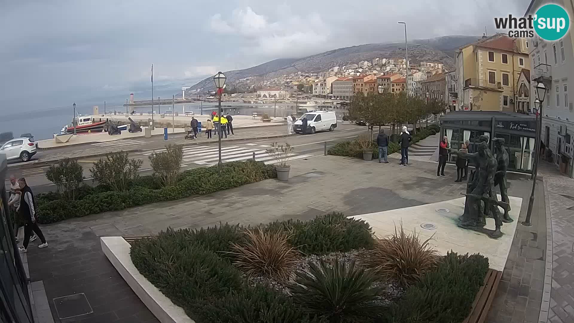 Webcam en vivo Senj riva – paseo marítimo