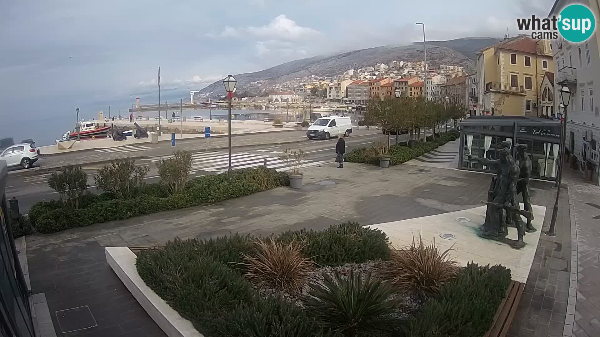 Live-Webcam Senj Riva – direkt am Meer – Kroatien