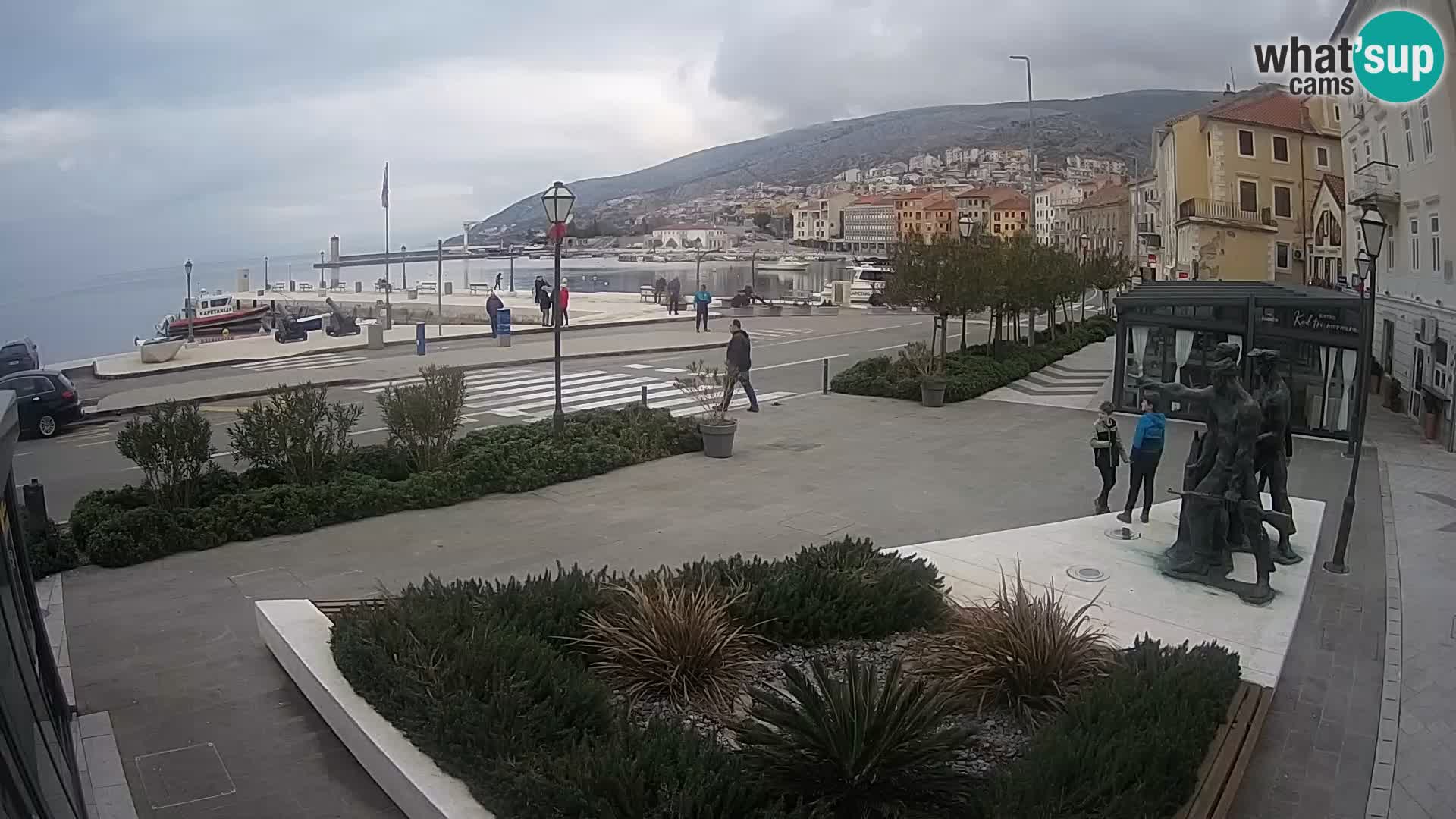 Live webcam Senj riva – seafront – Croatia