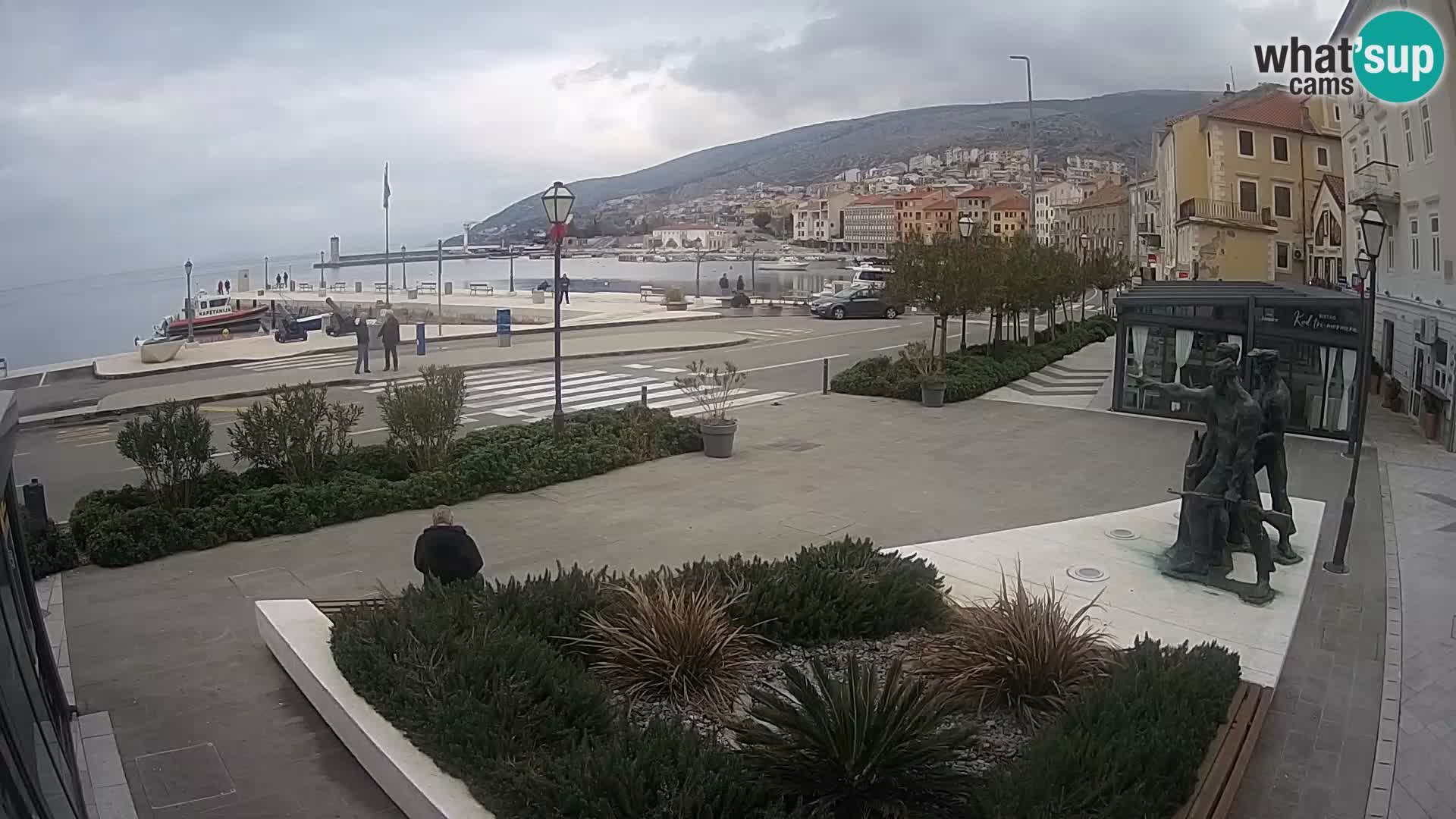 Live-Webcam Senj Riva – direkt am Meer – Kroatien