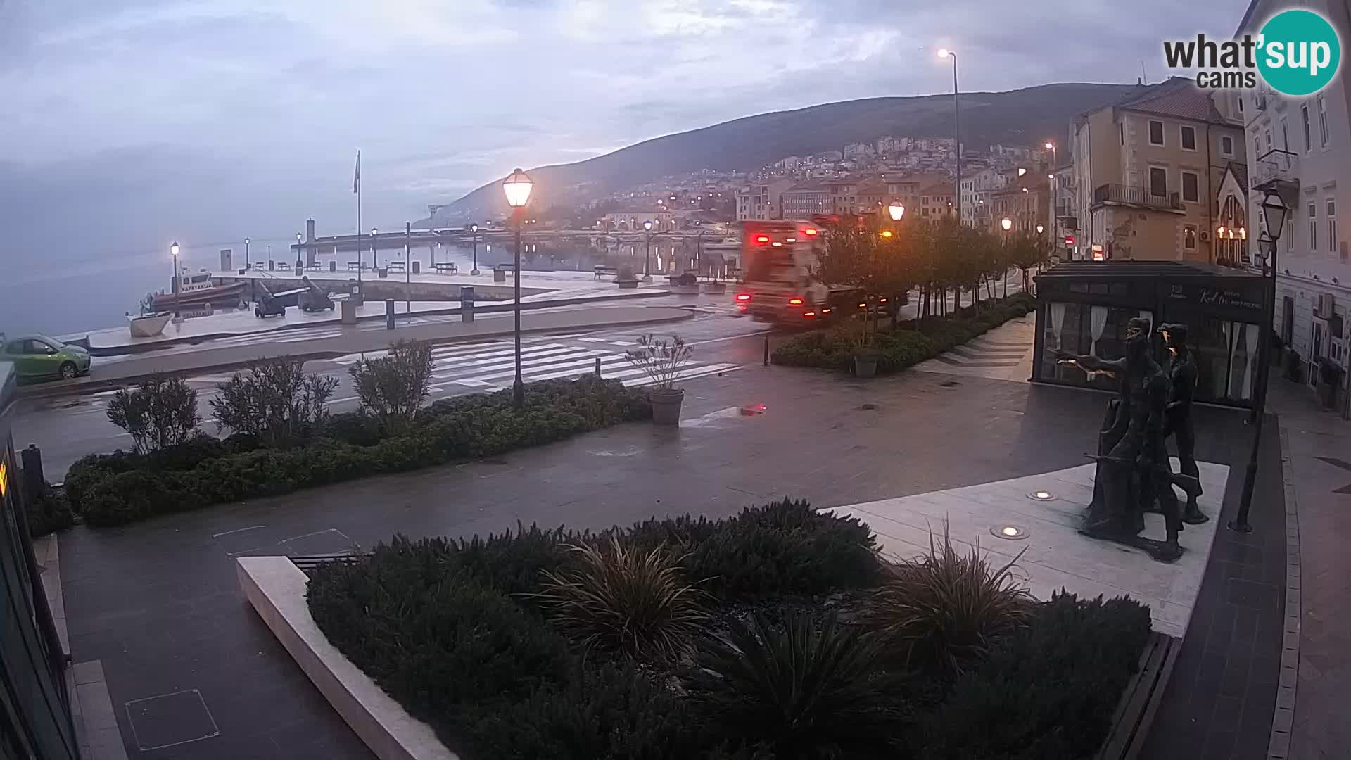 Live-Webcam Senj Riva – direkt am Meer – Kroatien