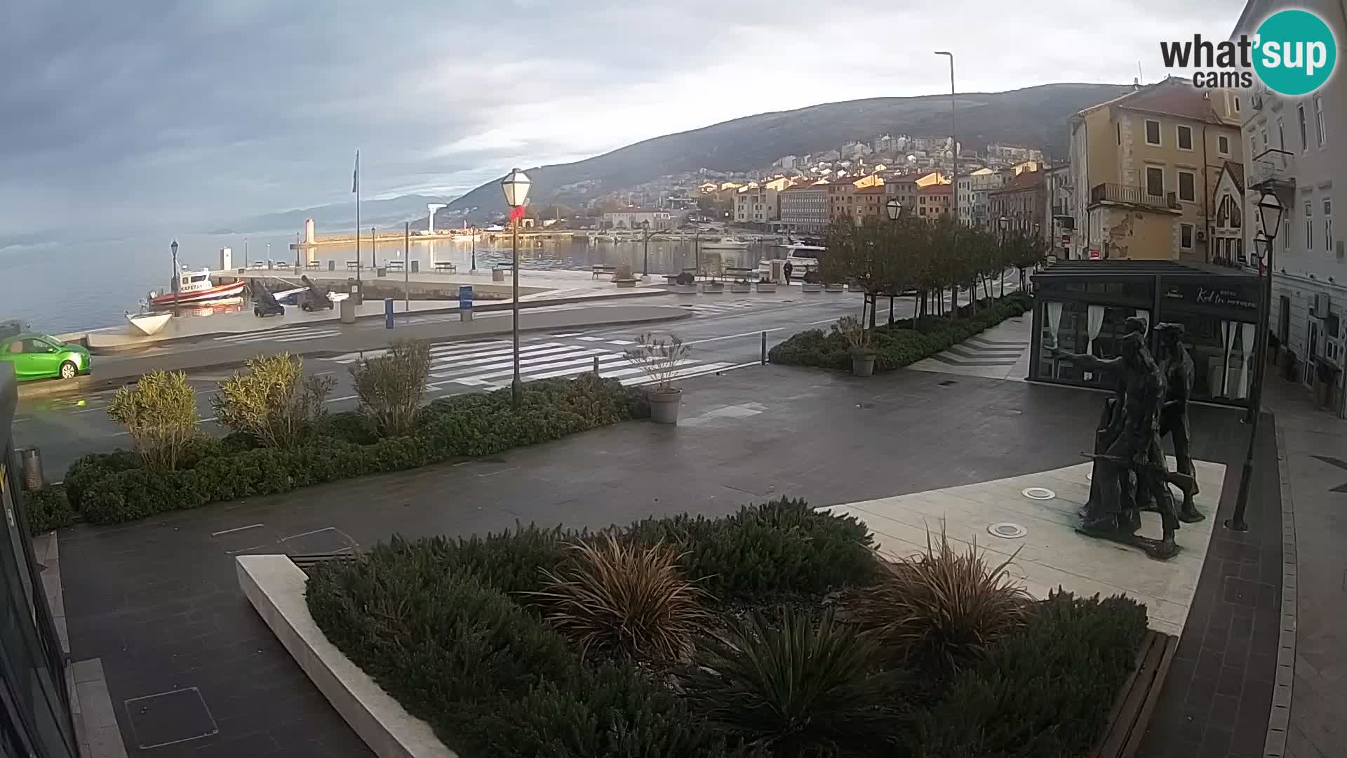 Live-Webcam Senj Riva – direkt am Meer – Kroatien