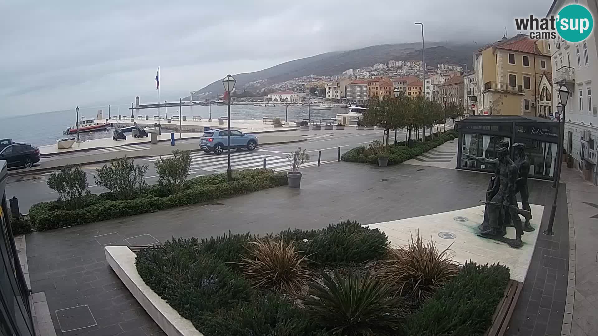 Live webcam Senj riva – fronte mare