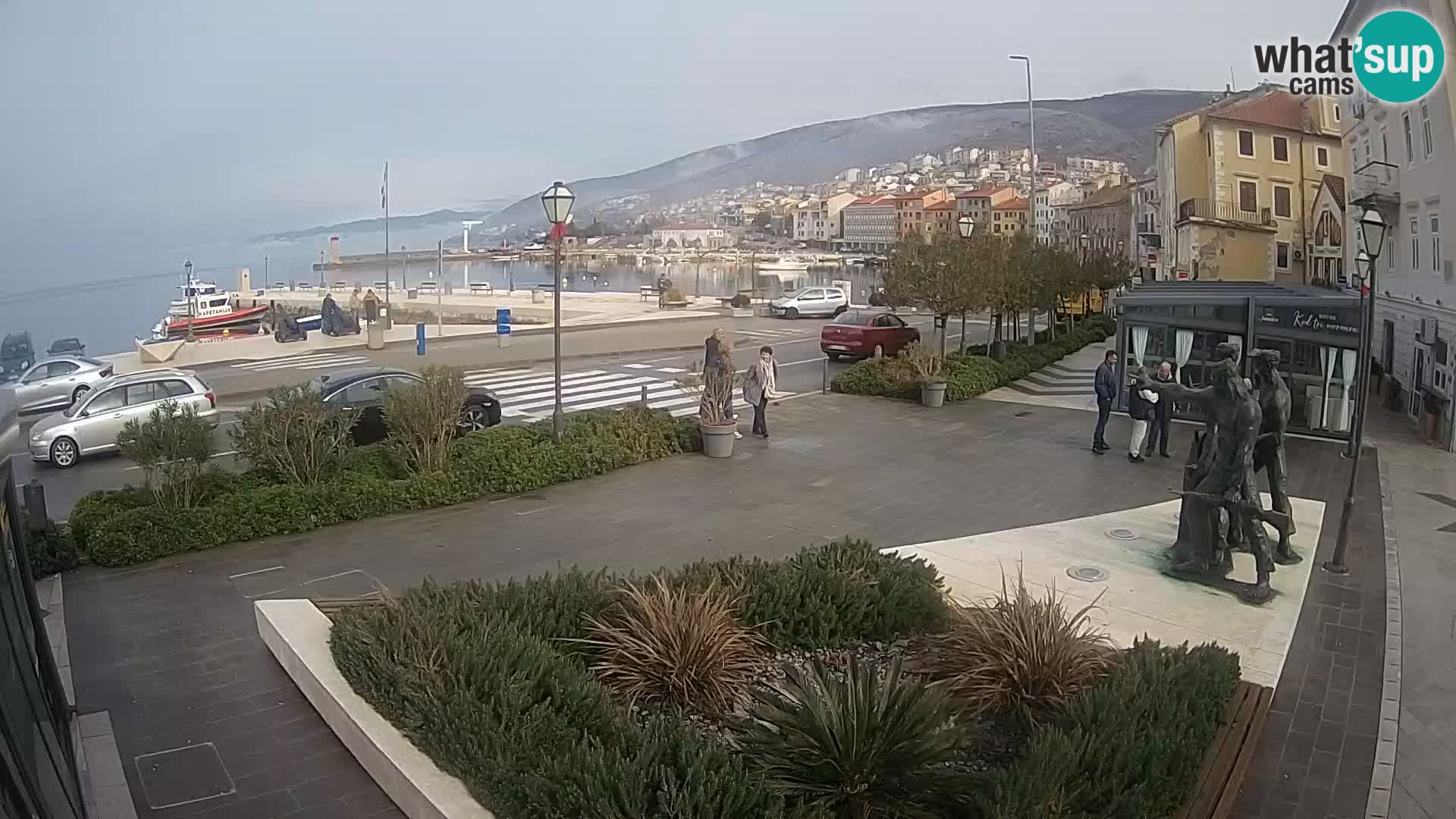 Live-Webcam Senj Riva – direkt am Meer – Kroatien