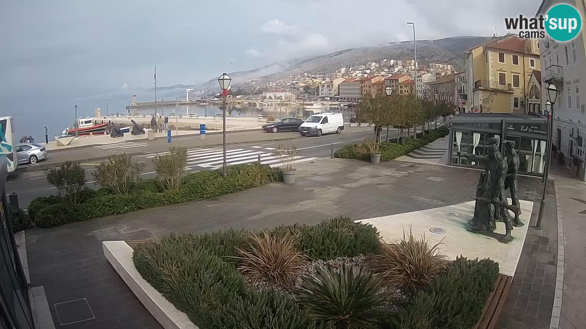 Live webcam Senj riva – fronte mare