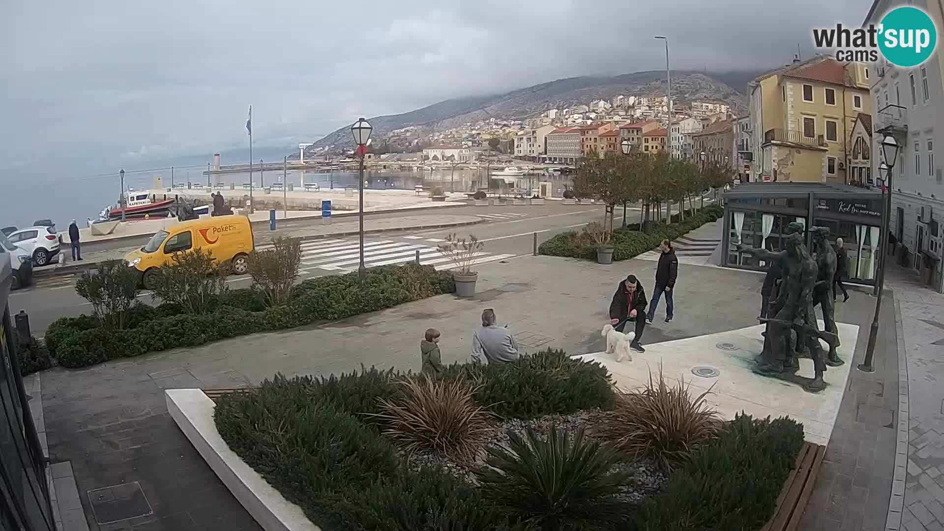 Live-Webcam Senj Riva – direkt am Meer – Kroatien