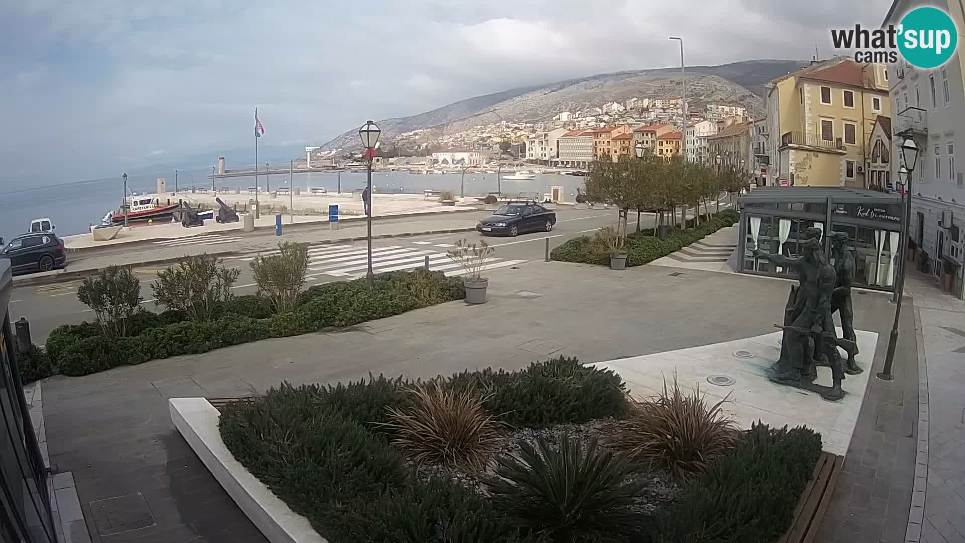 Webcam en vivo Senj riva – paseo marítimo