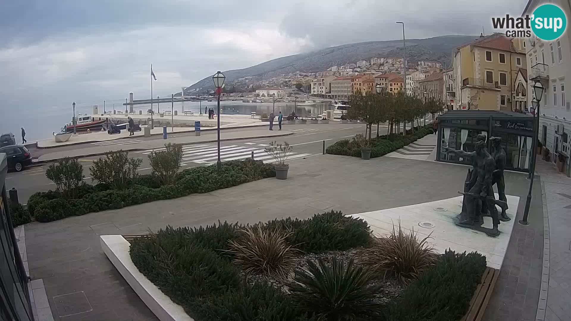 Webcam en vivo Senj riva – paseo marítimo