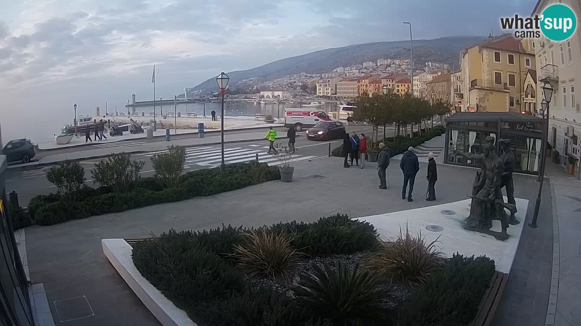 Live webcam Senj riva – fronte mare