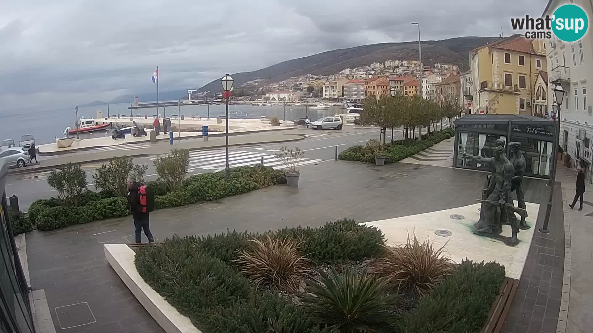 Live-Webcam Senj Riva – direkt am Meer – Kroatien