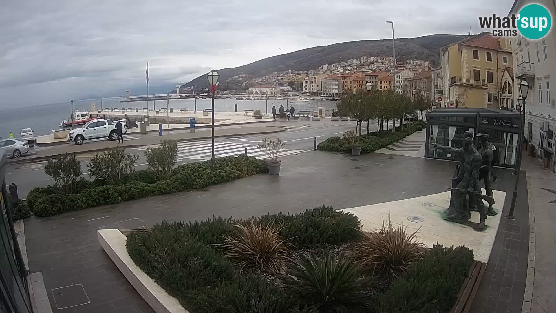 Live-Webcam Senj Riva – direkt am Meer – Kroatien