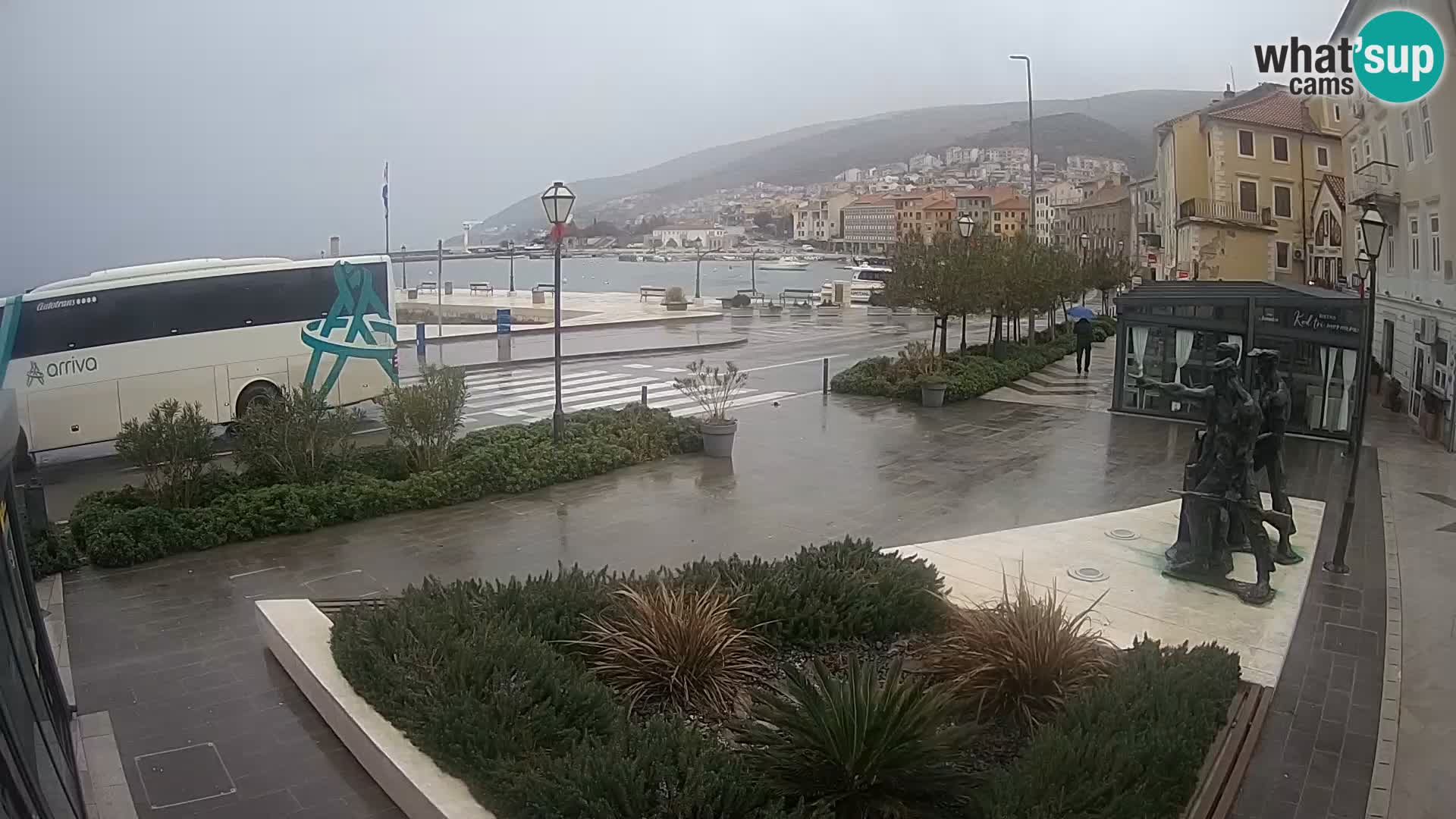 Live webcam Senj riva – fronte mare