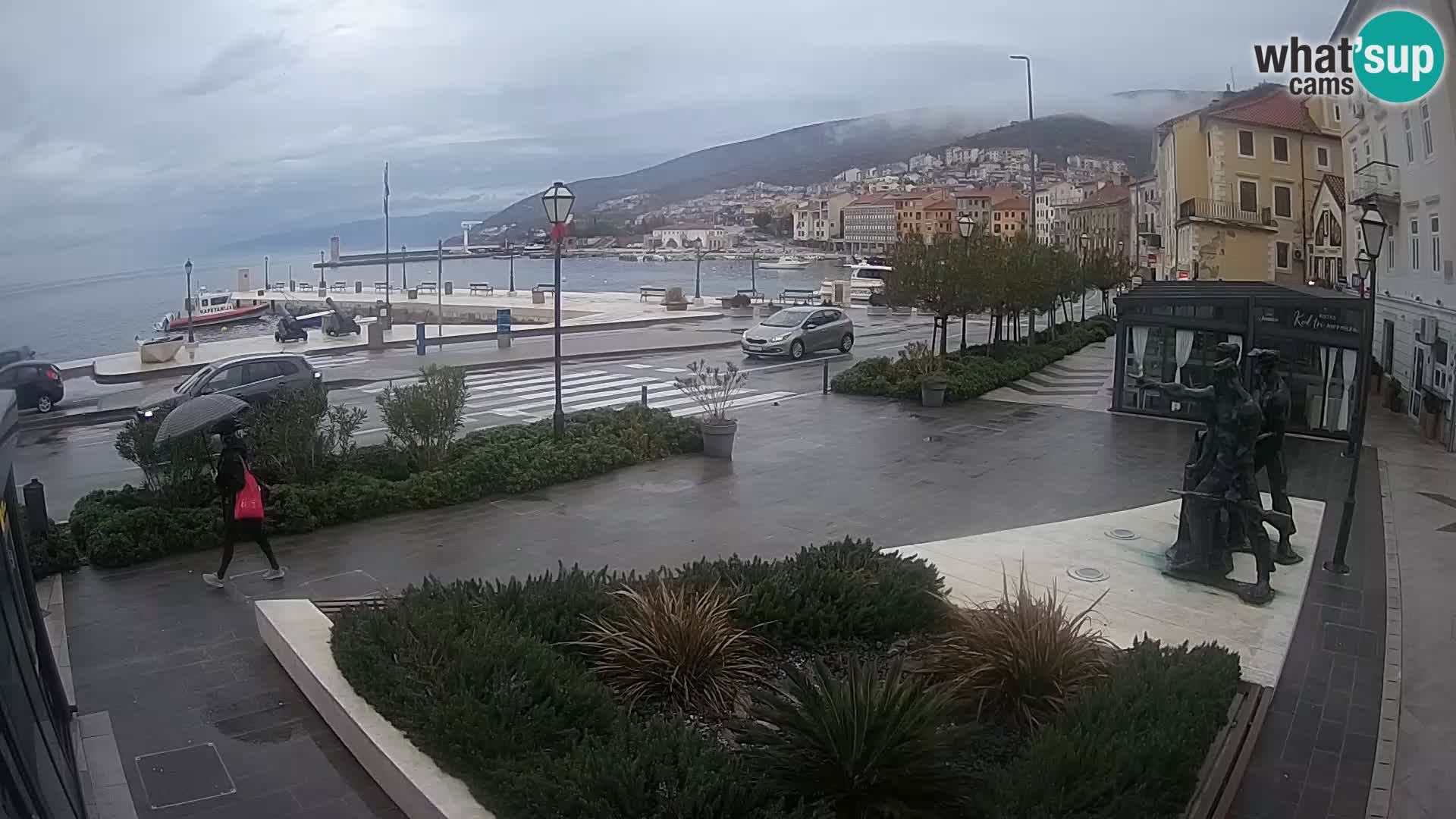 Live-Webcam Senj Riva – direkt am Meer – Kroatien