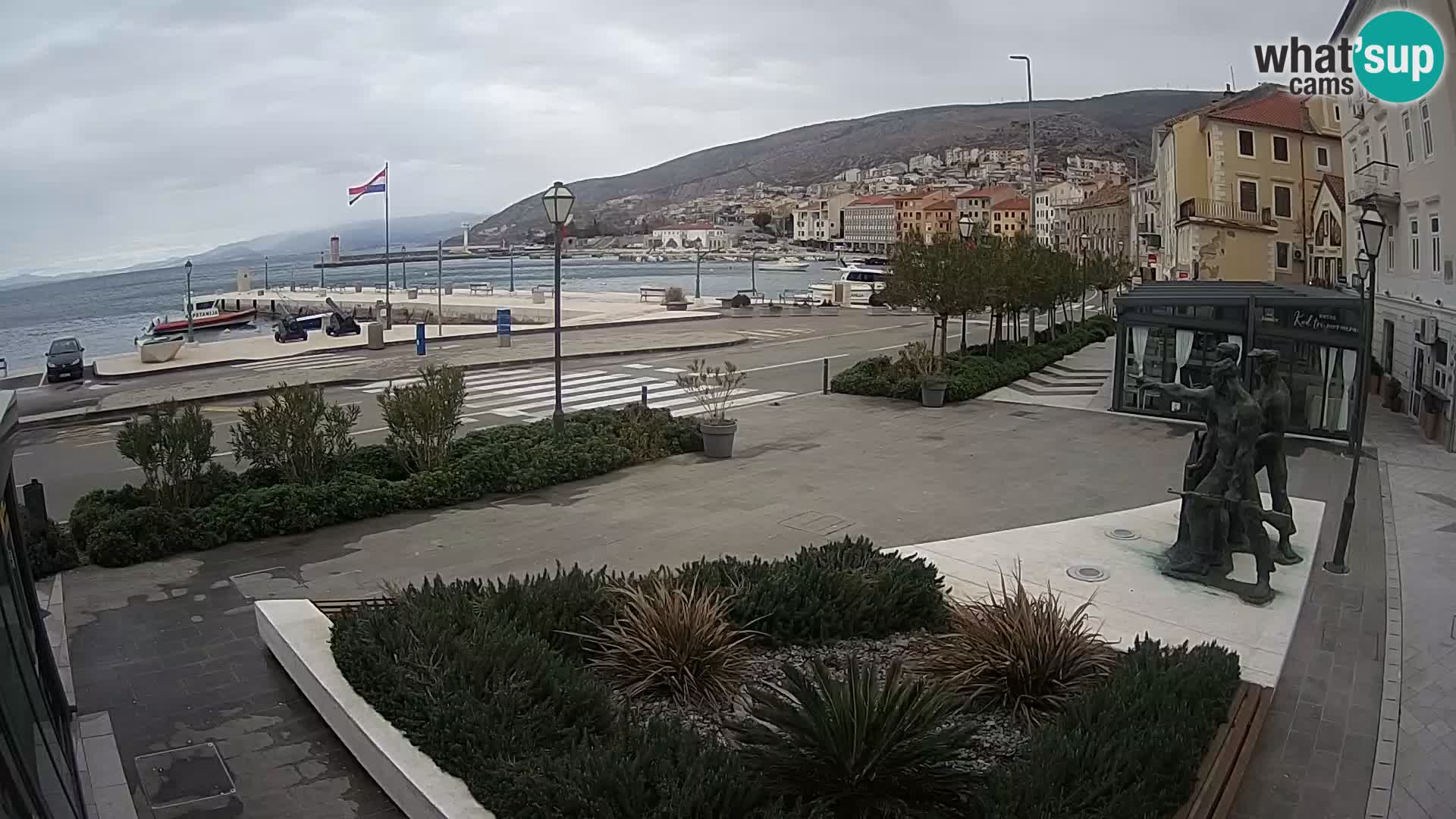 Live webcam Senj riva – seafront – Croatia