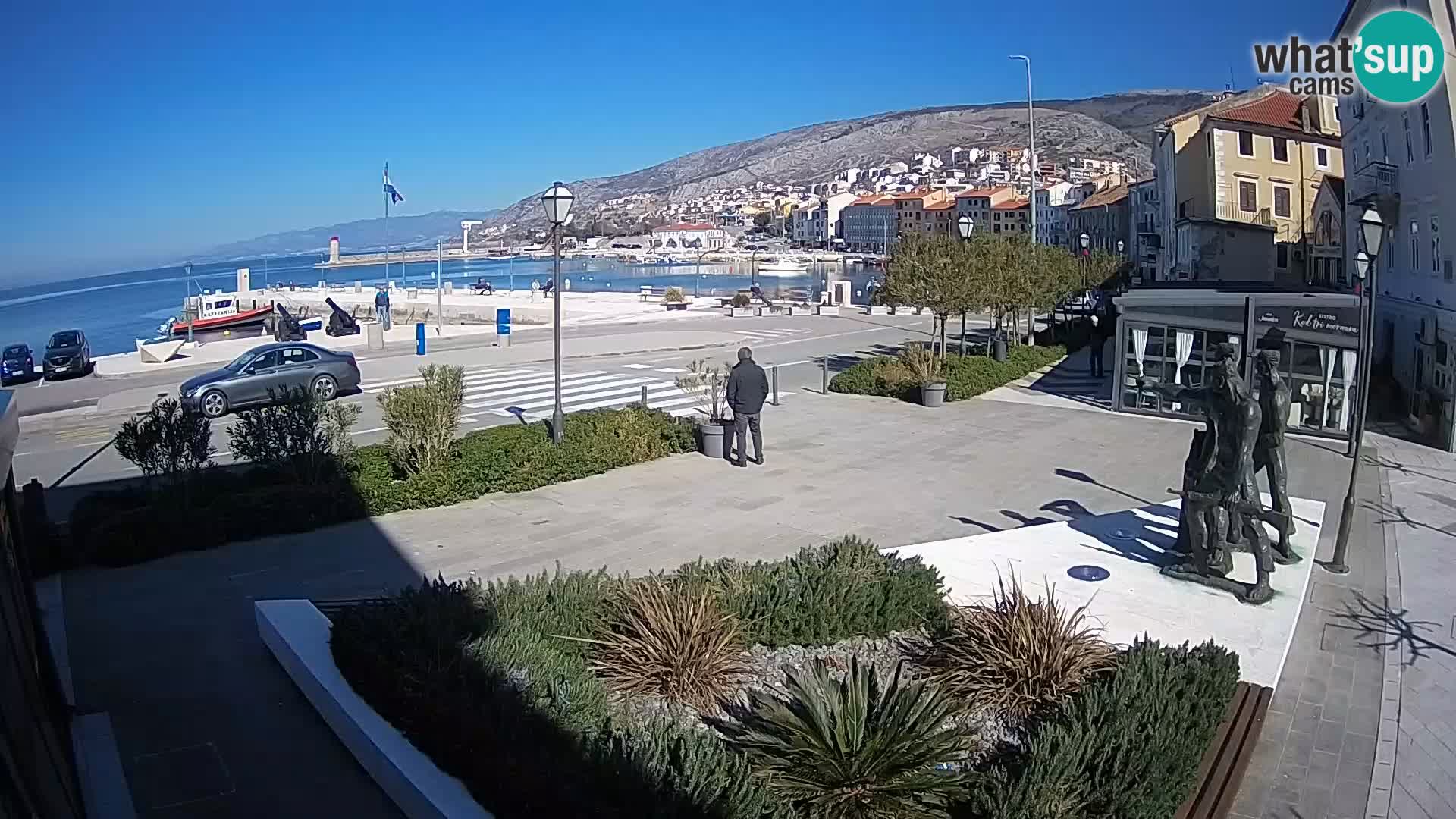 Live-Webcam Senj Riva – direkt am Meer – Kroatien