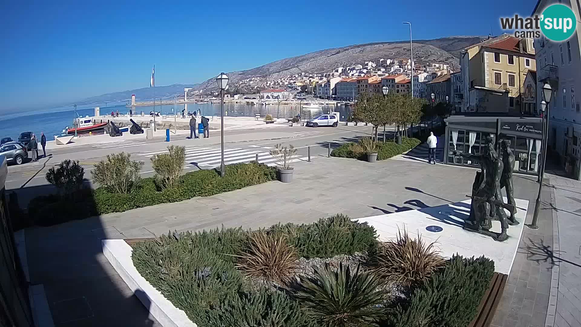 Webcam en vivo Senj riva – paseo marítimo