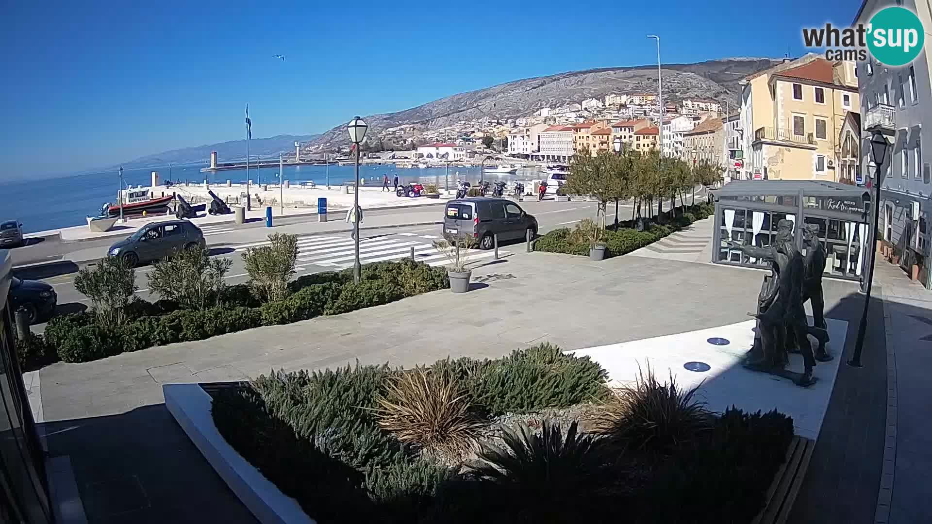 Live webcam Senj riva – seafront – Croatia