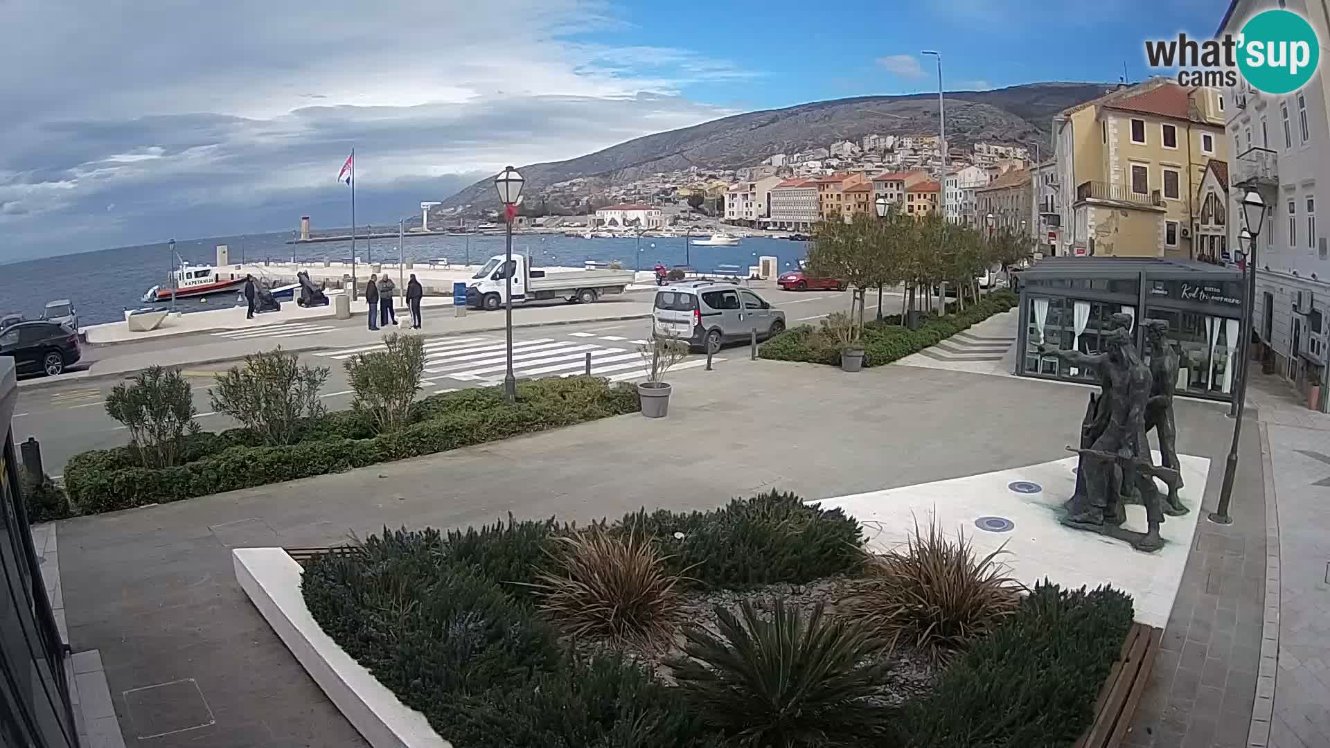 Spletna kamera v živo Senj riva – Hrvaška