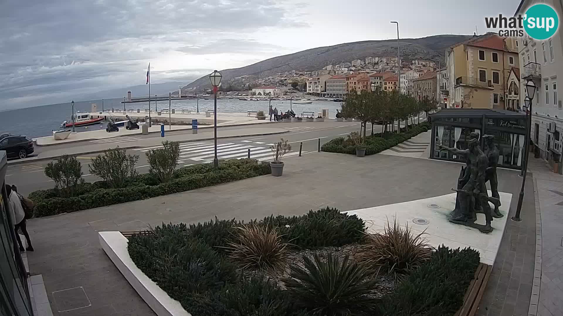 Live webcam Senj riva – seafront – Croatia