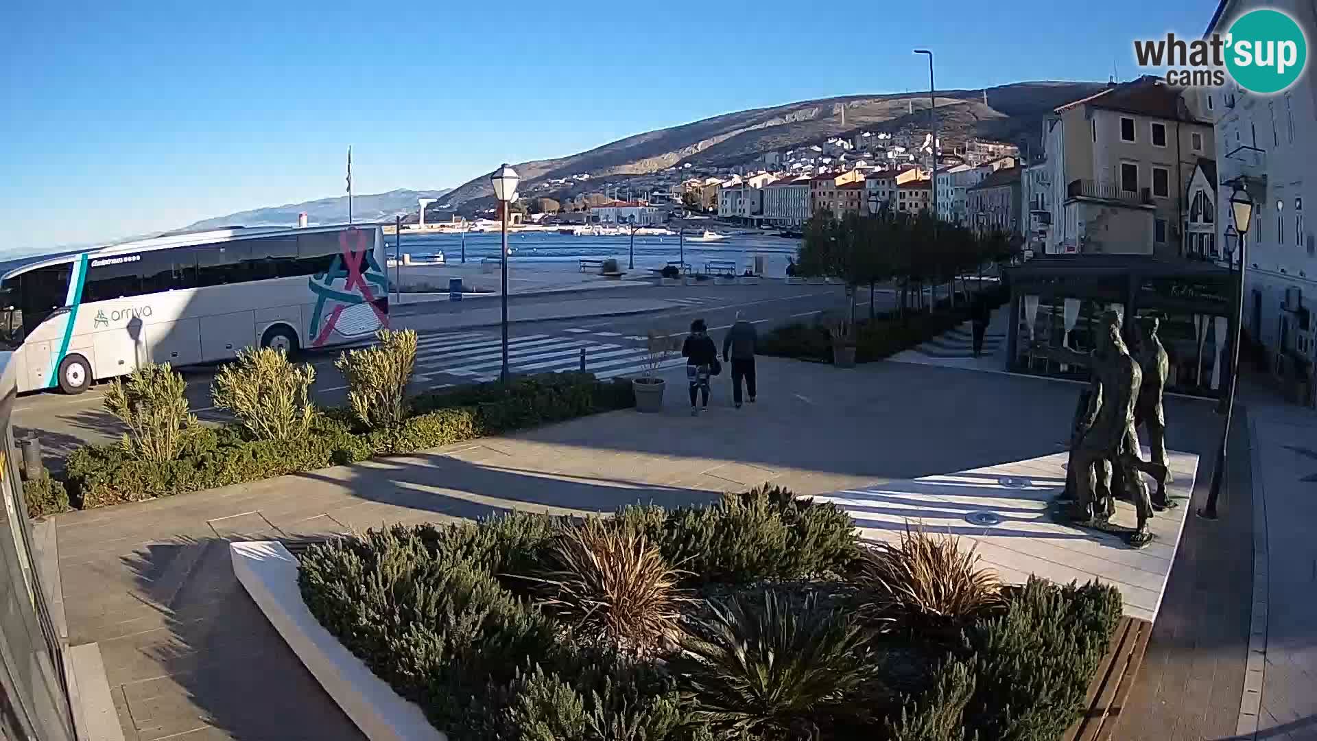 Live webcam Senj riva – fronte mare