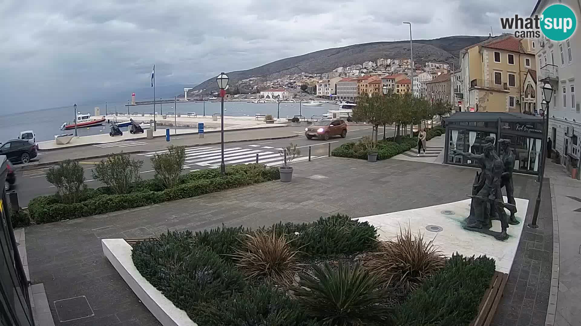 Live webcam Senj riva – fronte mare