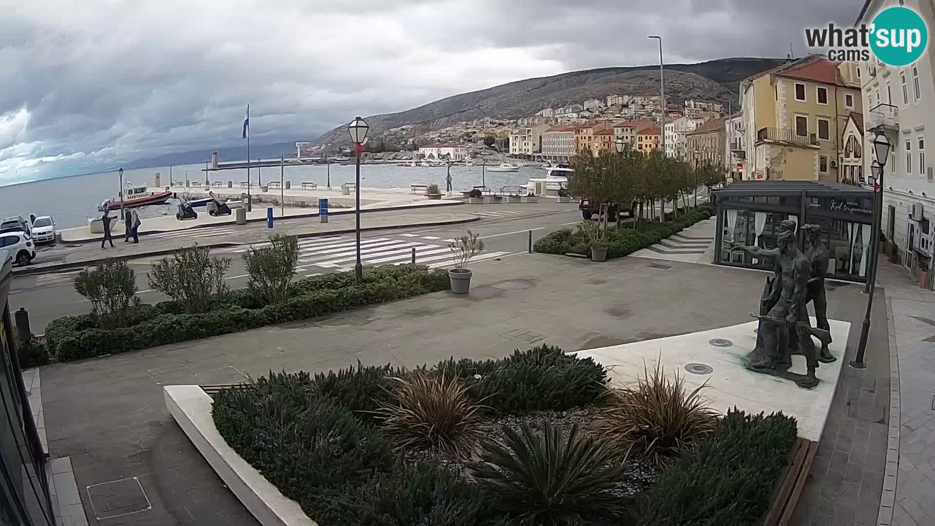 Live webcam Senj riva – seafront – Croatia