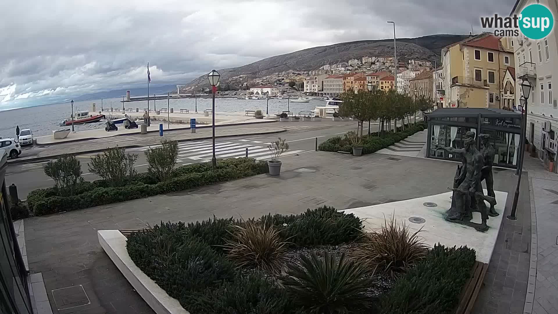 Spletna kamera v živo Senj riva – Hrvaška