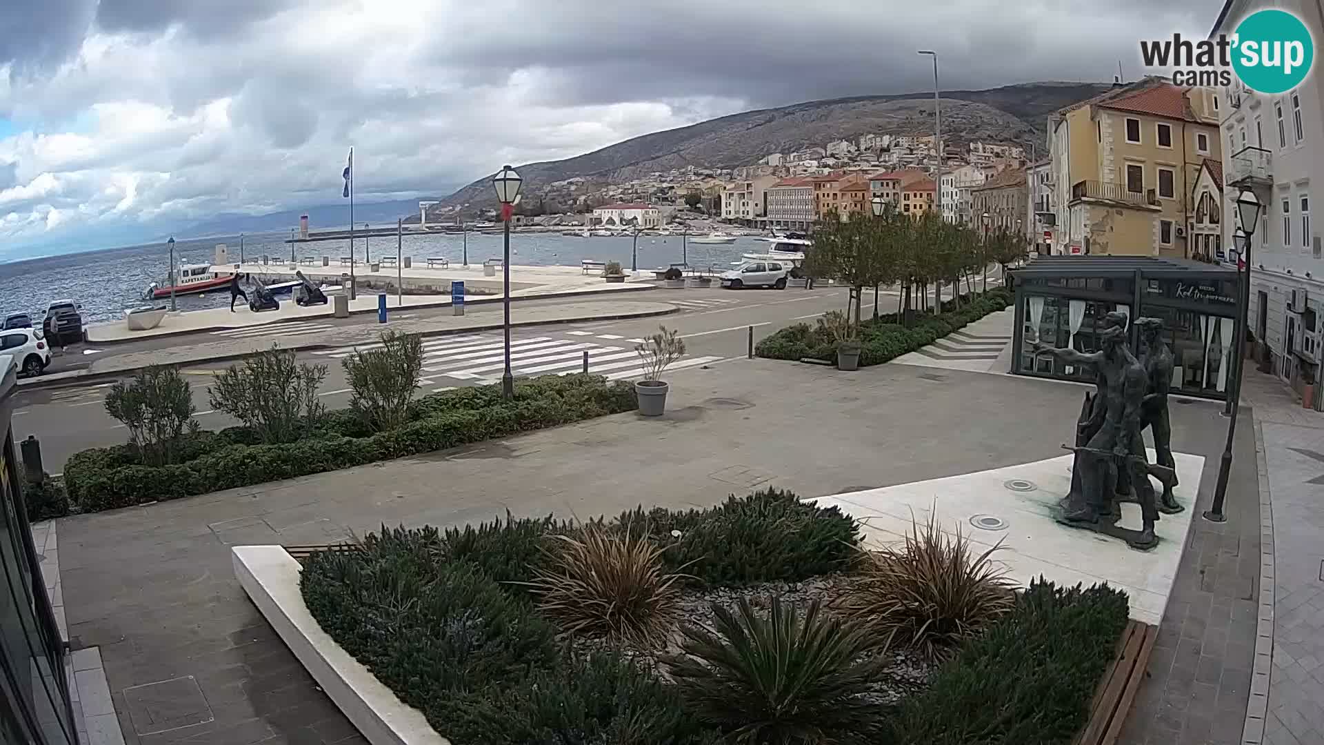 Spletna kamera v živo Senj riva – Hrvaška