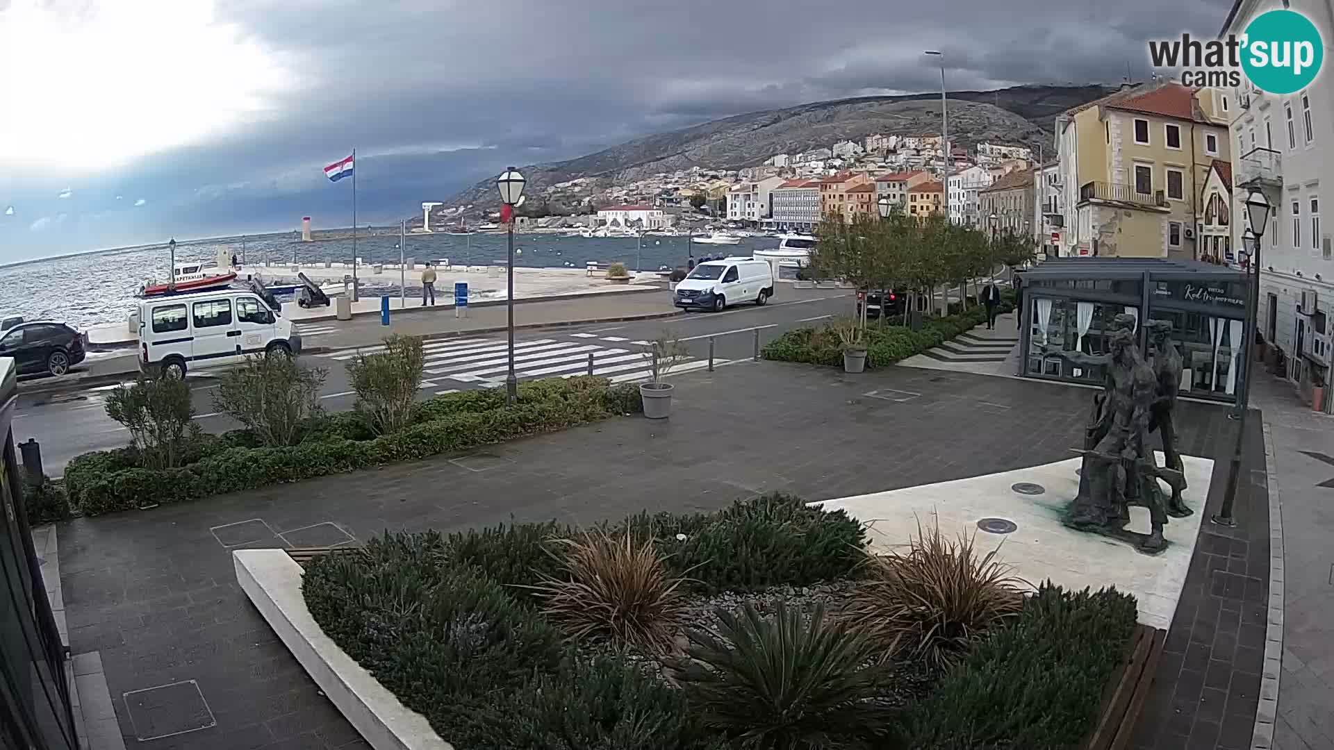 Live-Webcam Senj Riva – direkt am Meer – Kroatien