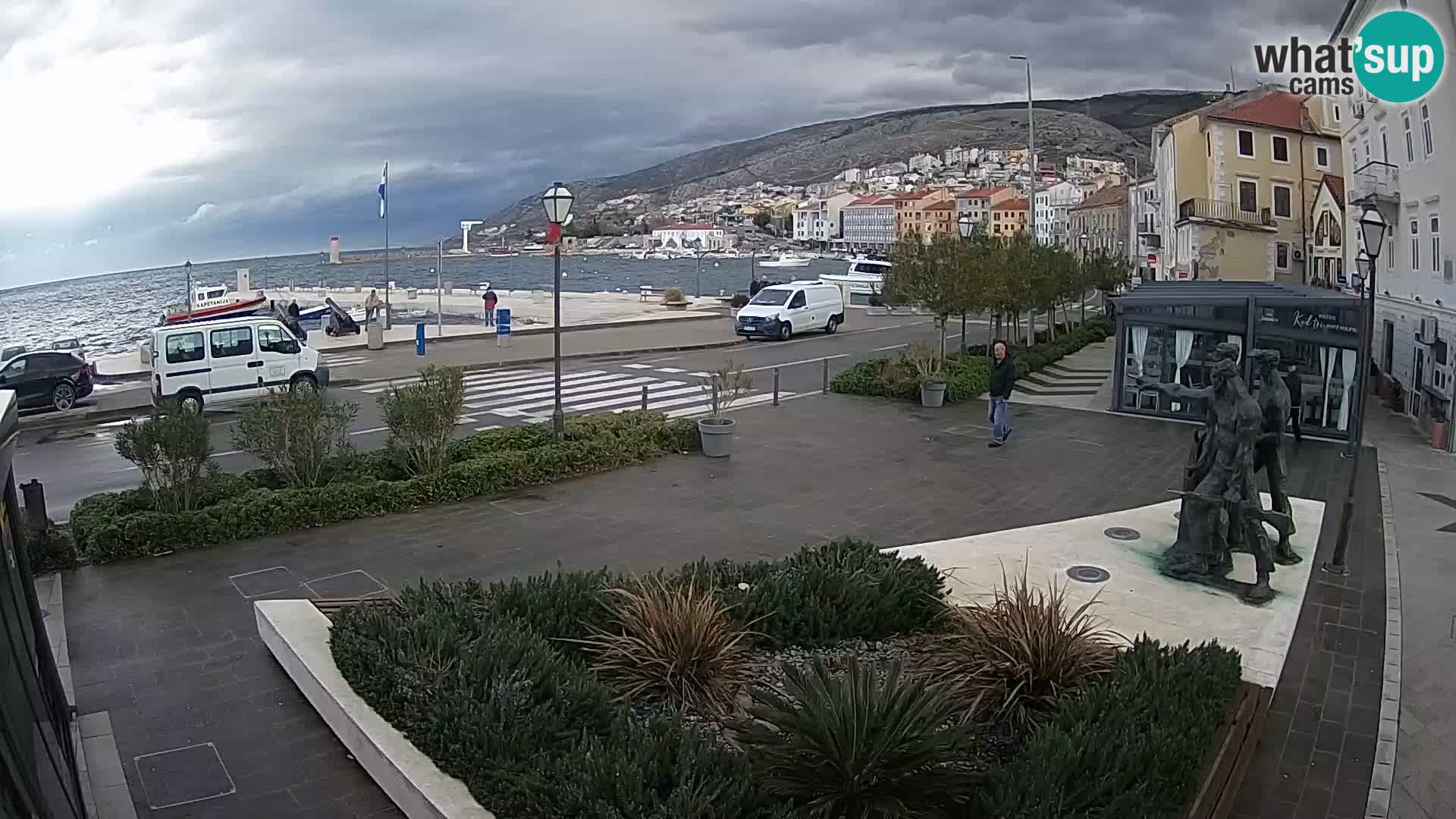 Live webcam Senj riva – fronte mare