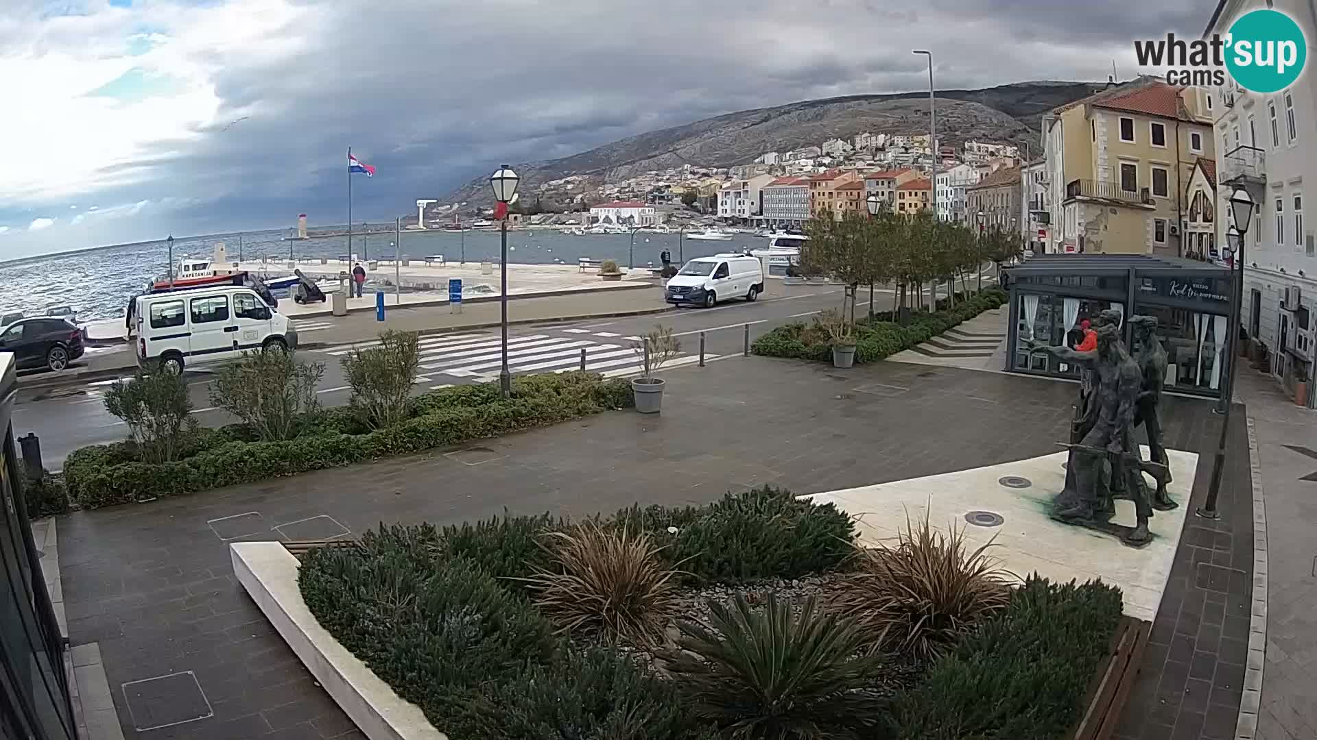 Live-Webcam Senj Riva – direkt am Meer – Kroatien