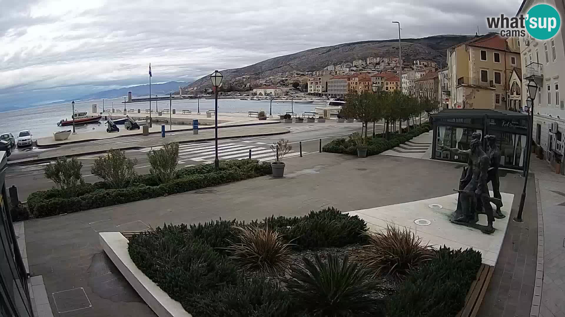 Live-Webcam Senj Riva – direkt am Meer – Kroatien