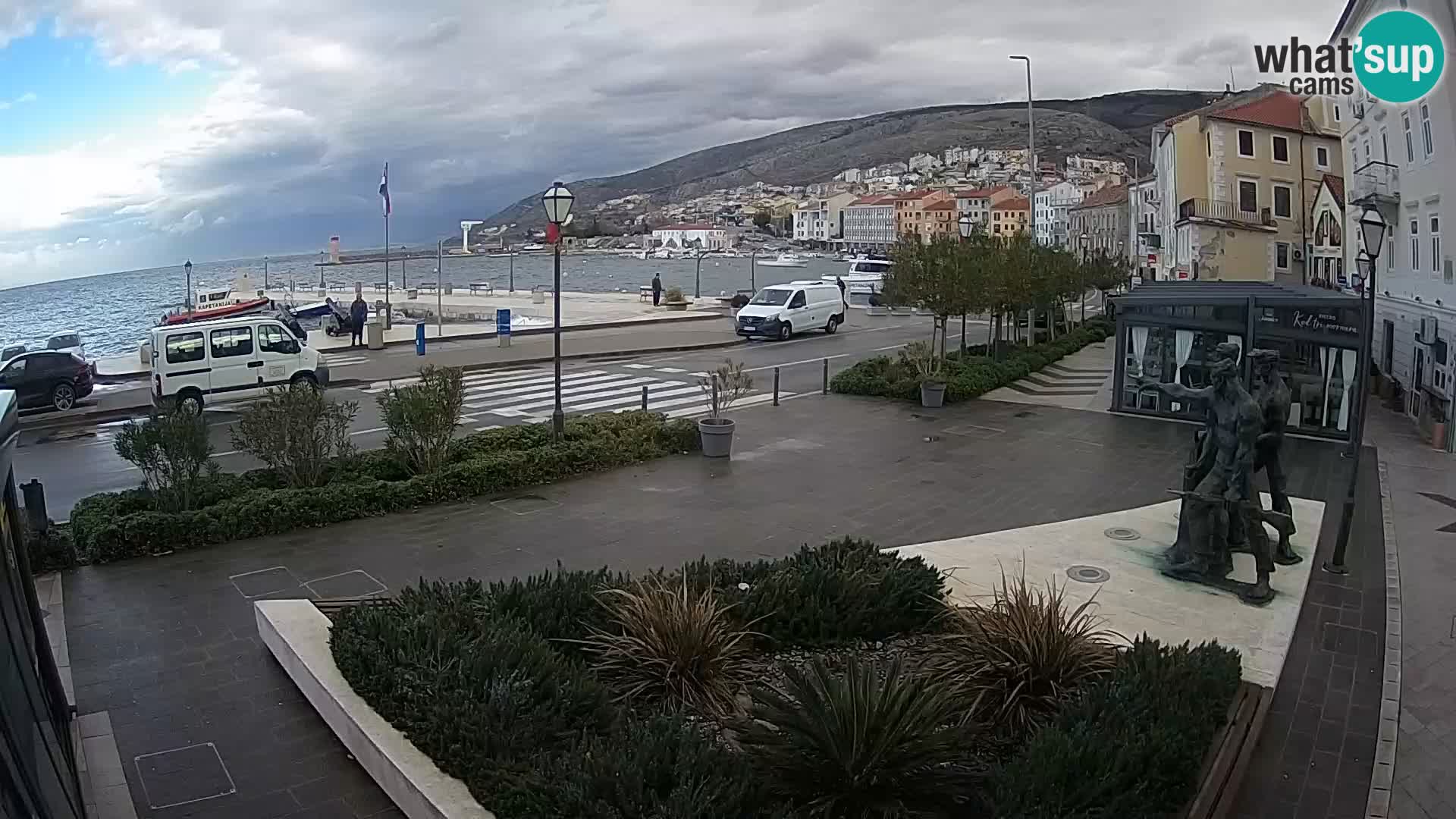 Live webcam Senj riva – seafront – Croatia