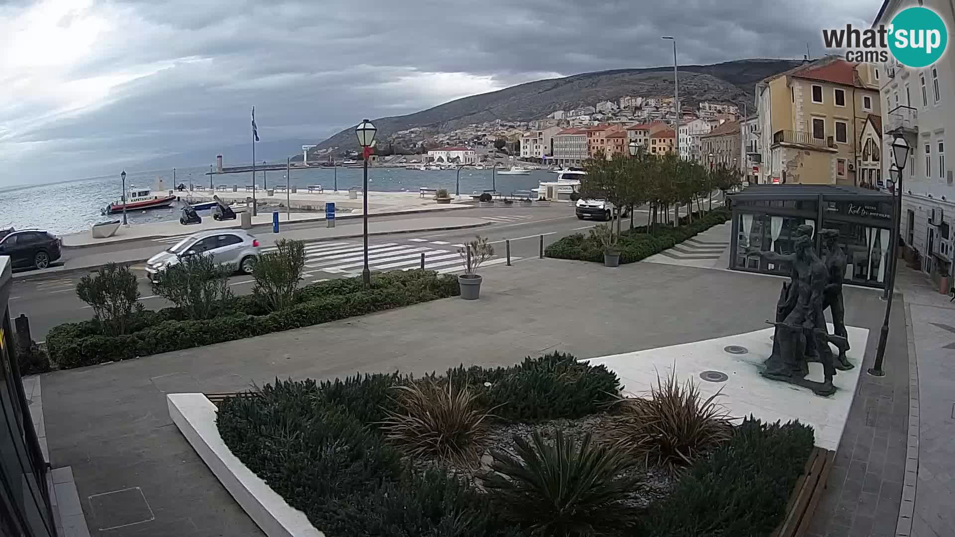 Live webcam Senj riva – seafront – Croatia