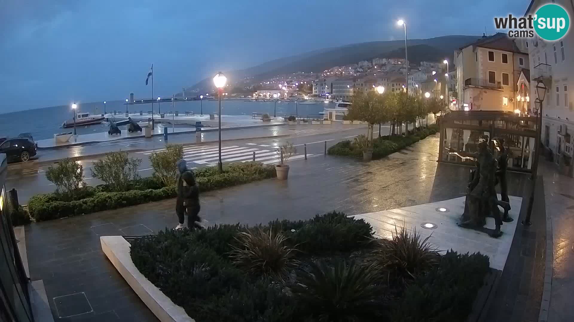 Live-Webcam Senj Riva – direkt am Meer – Kroatien