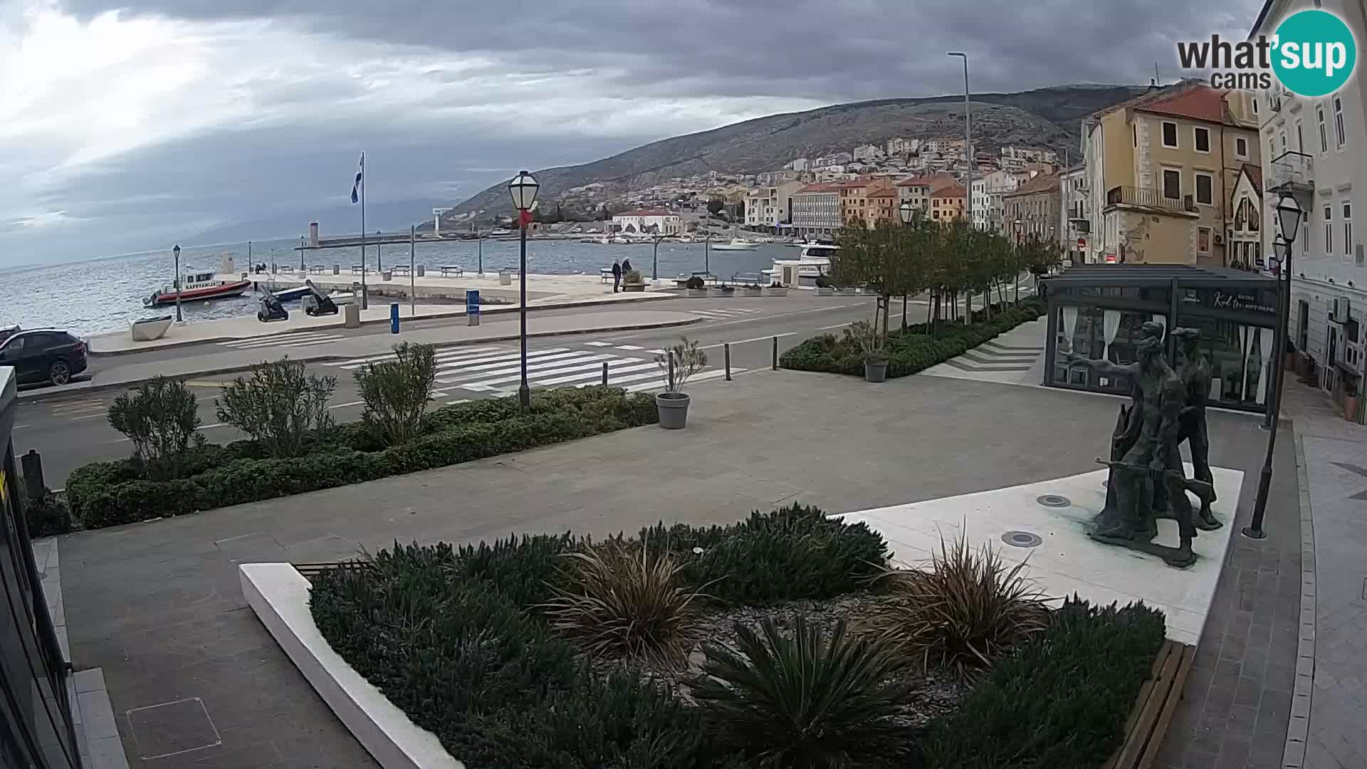 Live webcam Senj riva – fronte mare