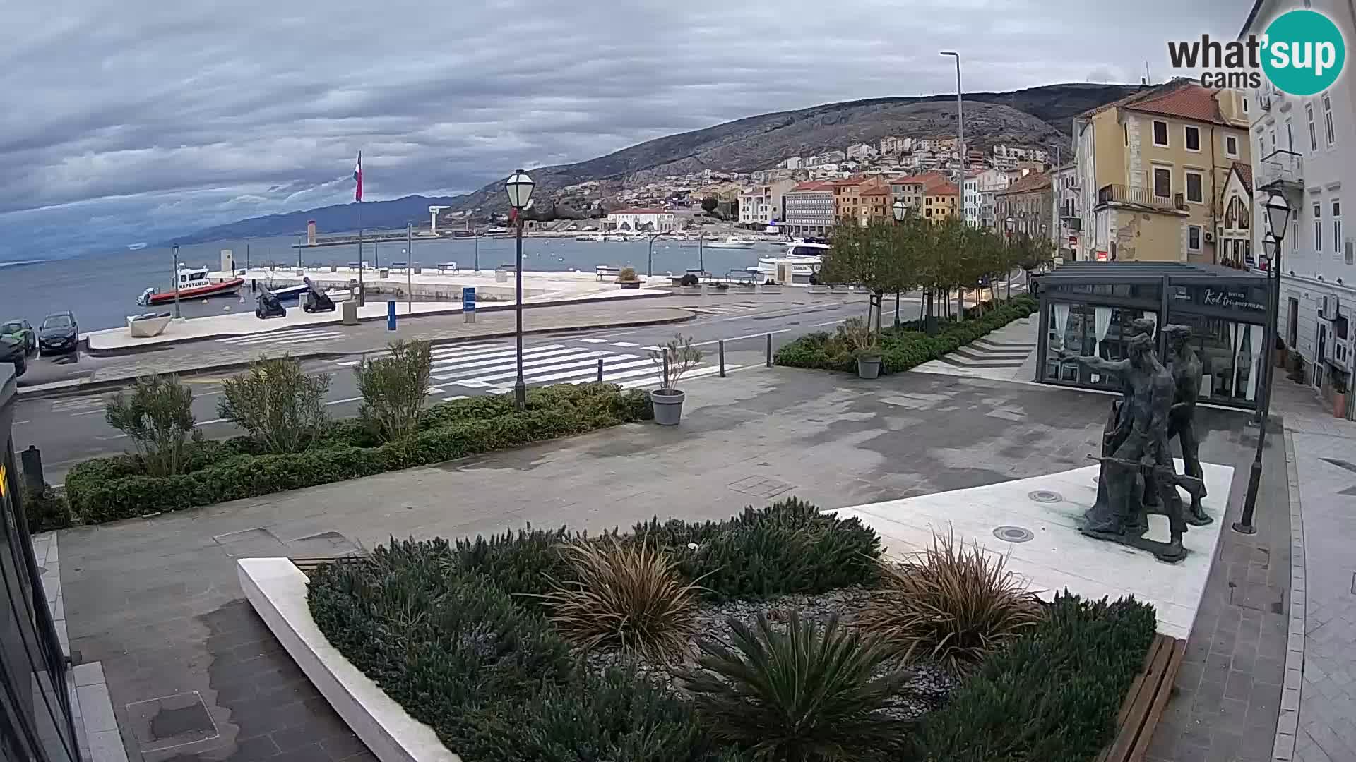 Live webcam Senj riva – seafront – Croatia