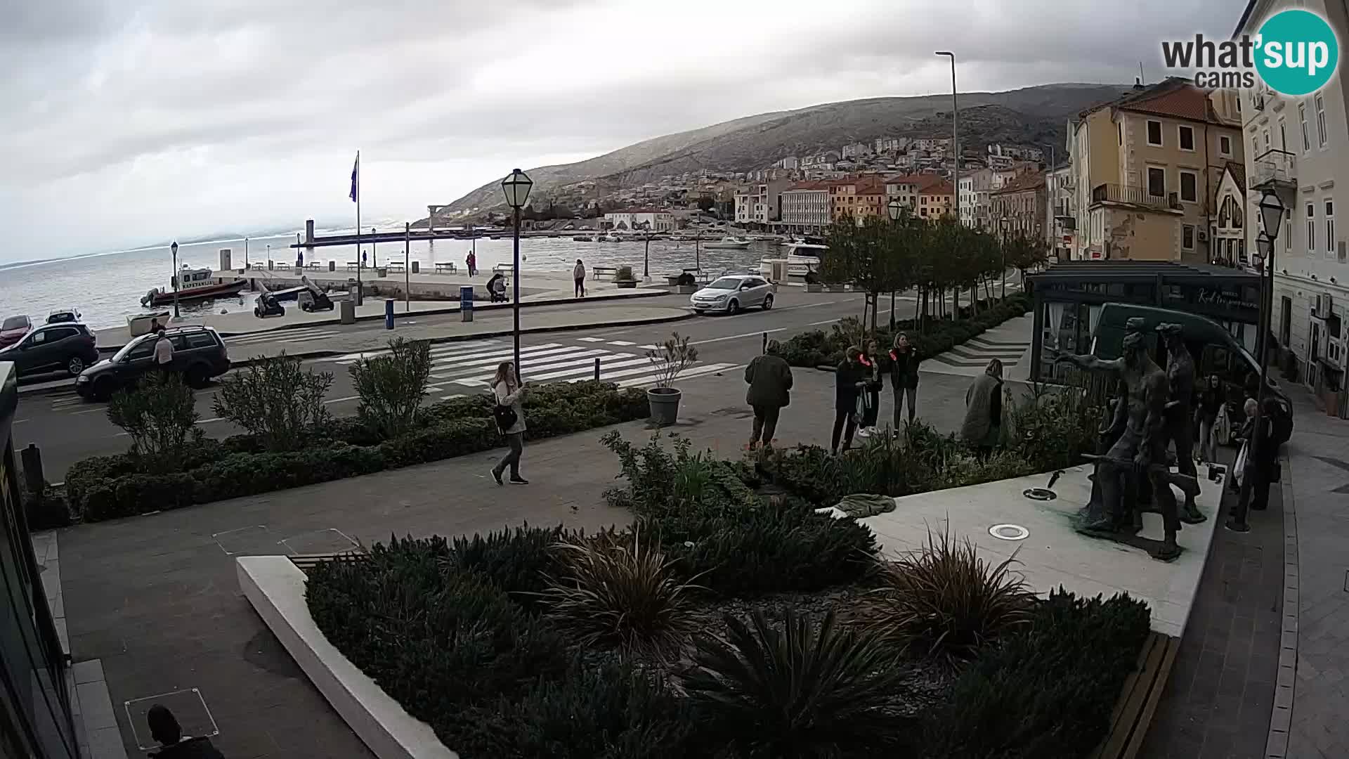 Live webcam Senj riva – seafront – Croatia