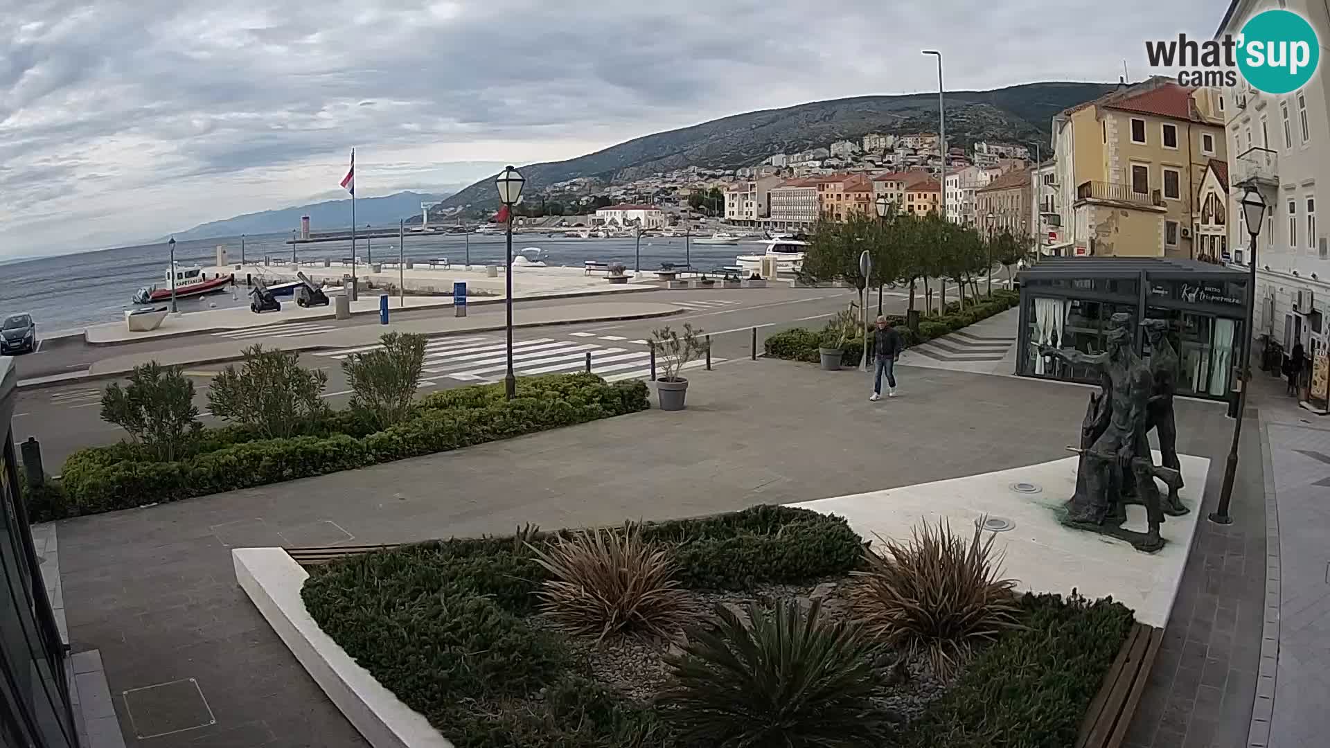 Spletna kamera v živo Senj riva – Hrvaška