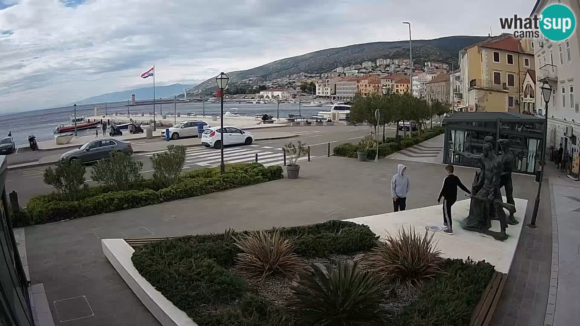 Webcam en vivo Senj riva – paseo marítimo