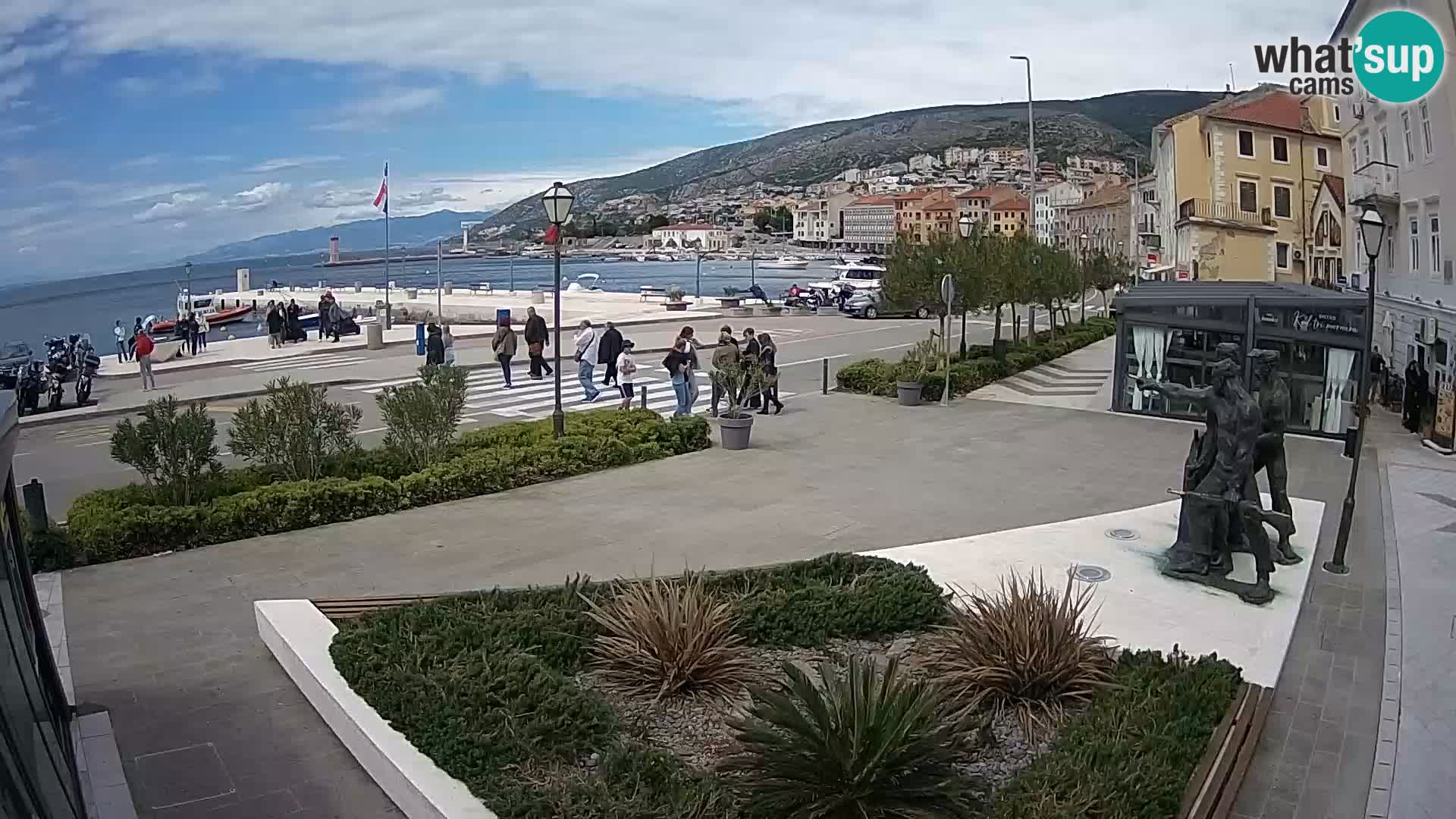 Spletna kamera v živo Senj riva – Hrvaška