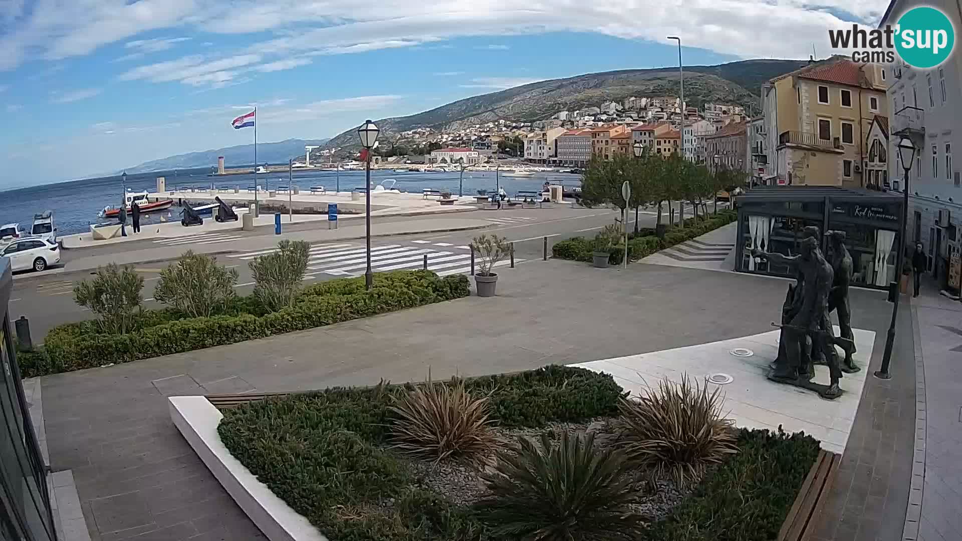 Webcam en vivo Senj riva – paseo marítimo